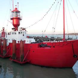 Lighthouse Ship berthing area Harwich