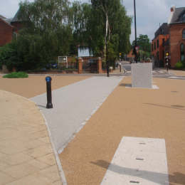Public Realm area in Ipswich